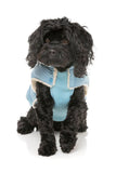 FuzzYard Blue Puffer Dog Jacket