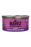 Rawz Shredded Chicken and Chicken Liver Wet Cat Food