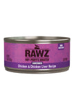 Rawz Shredded Chicken and Chicken Liver Wet Cat Food