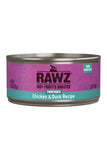 Rawz Shredded Chicken and Duck Wet Cat Food