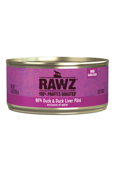 Rawz 96% Duck & Liver Can Cat Food in Austin, Texas – Tomlinson's Feed