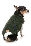 FuzzYard Dark Moss Nara Dog Jacket