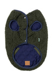 FuzzYard Dark Moss Nara Dog Jacket