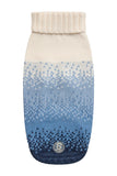 GF Pet Sailor Blue Fisherman Dog Sweater - top of sweater, blue and cream colored