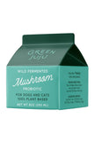 Green Juju Mushroom Probiotic Frozen Pet Supplement - front of container 