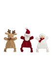 Hugglehounds Holiday Flatties Dog Toy