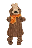 HuggleFlatties Nutmeg Squirrel Dog Toy