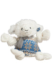 Hugglehounds Holiday Leo Lamb Knottie Dog Toy
