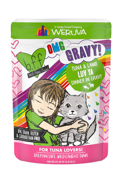B.F.F. Tuna & Lamb Luv Ya Cat Food Pouch in Austin, Texas