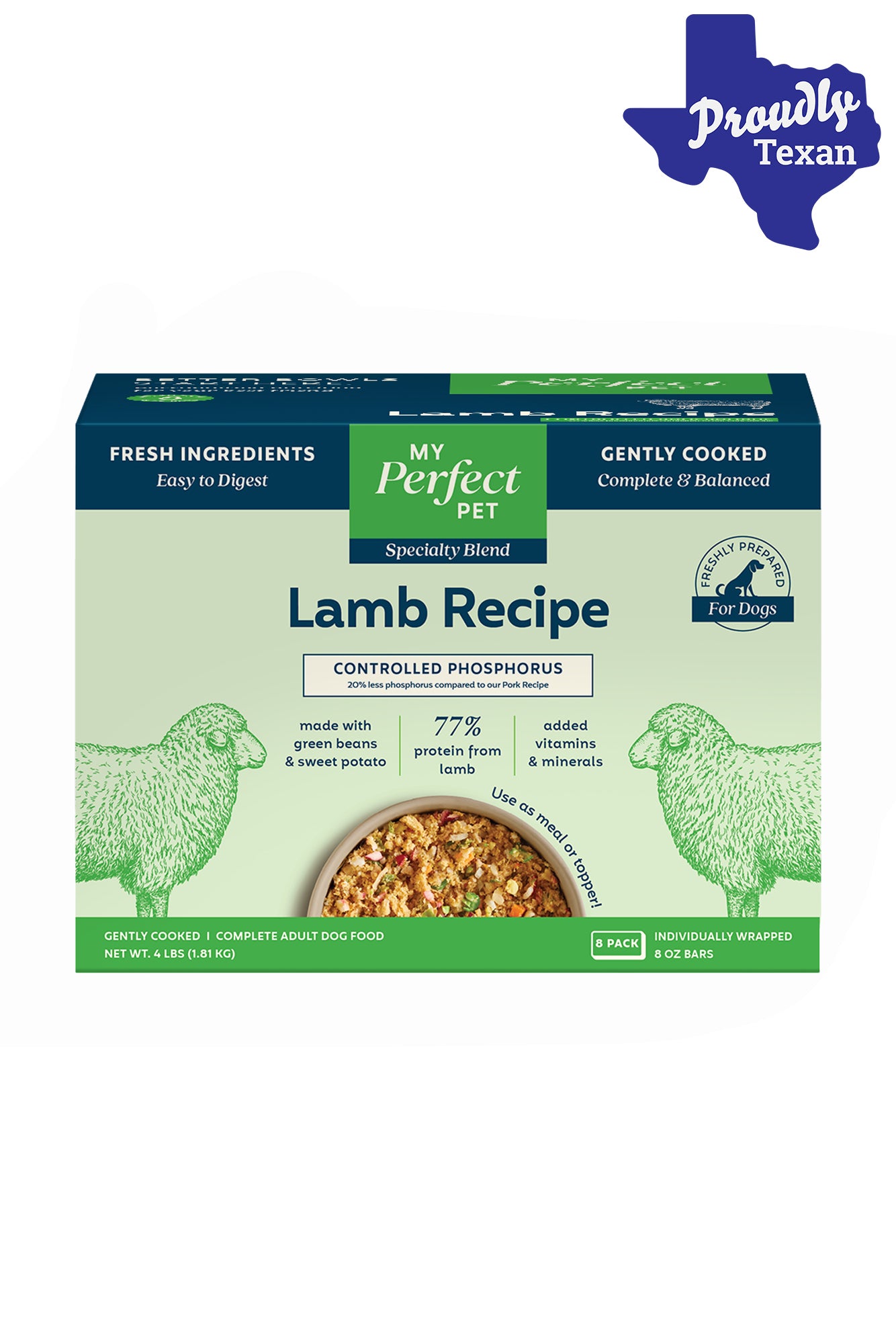 My Perfect Pet Low Phosphorus Lamb Gently Cooked Dog Food
