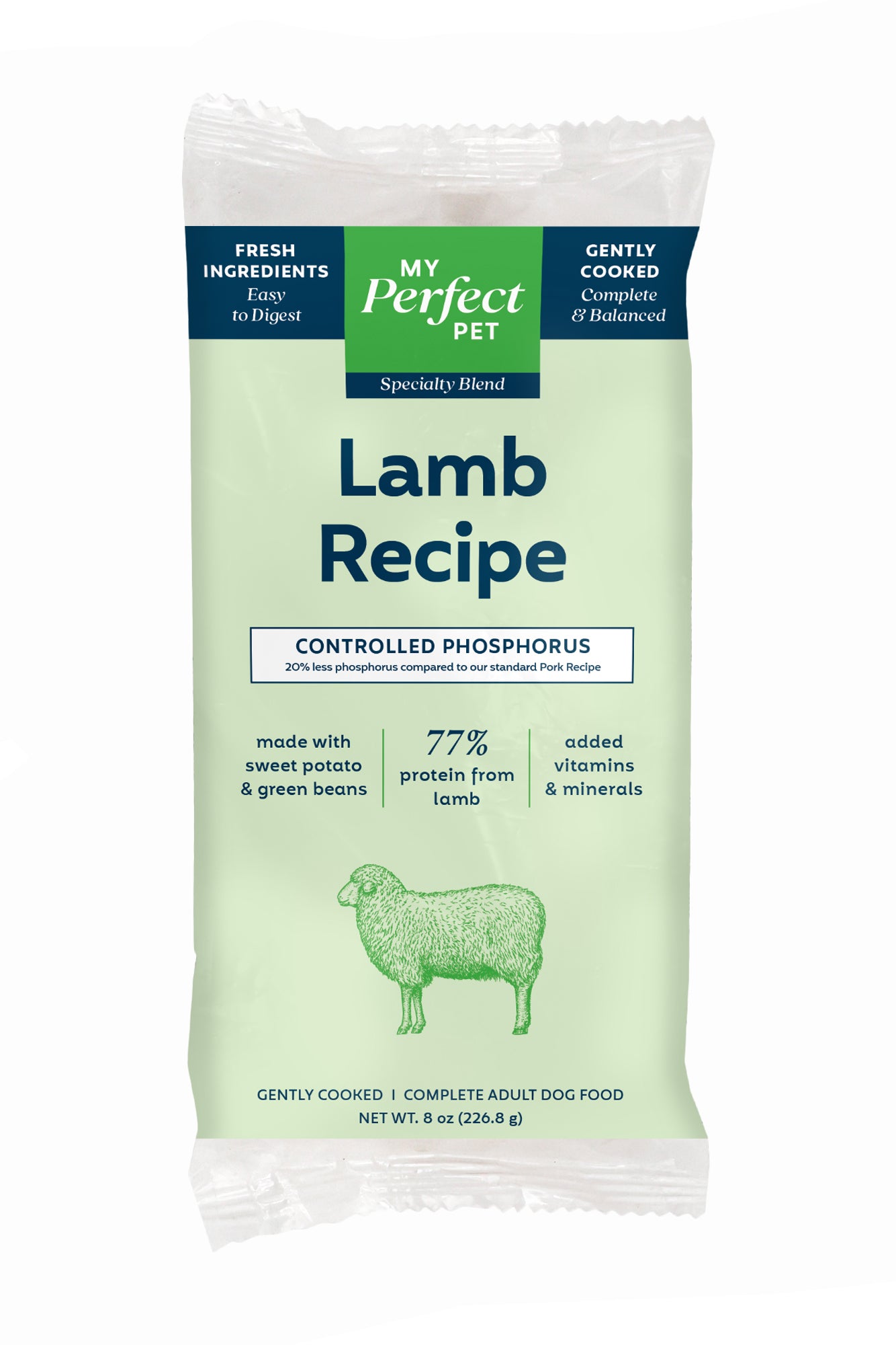 My Perfect Pet Low Phosphorus Lamb Gently Cooked Dog Food