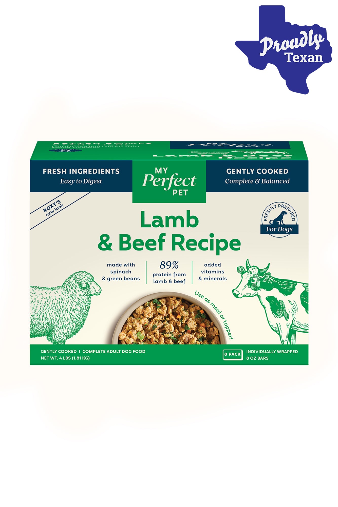 My Perfect Pet Roxy's Lamb and Beef Gently Cooked Dog Food