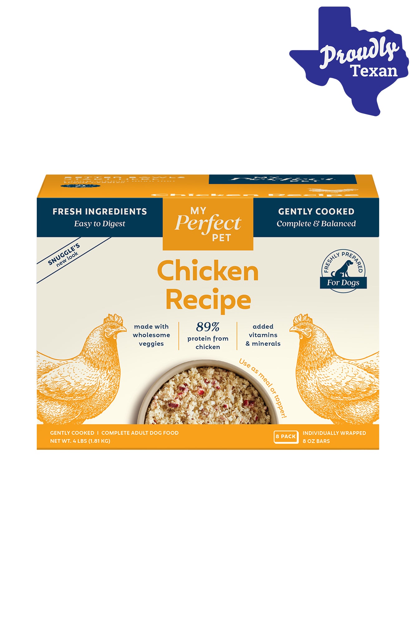 My Perfect Pet Snuggles Chicken and Rice Gently Cooked Dog Food