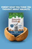bag in giant walnut - "forget what you think you thought about walnuts" in text