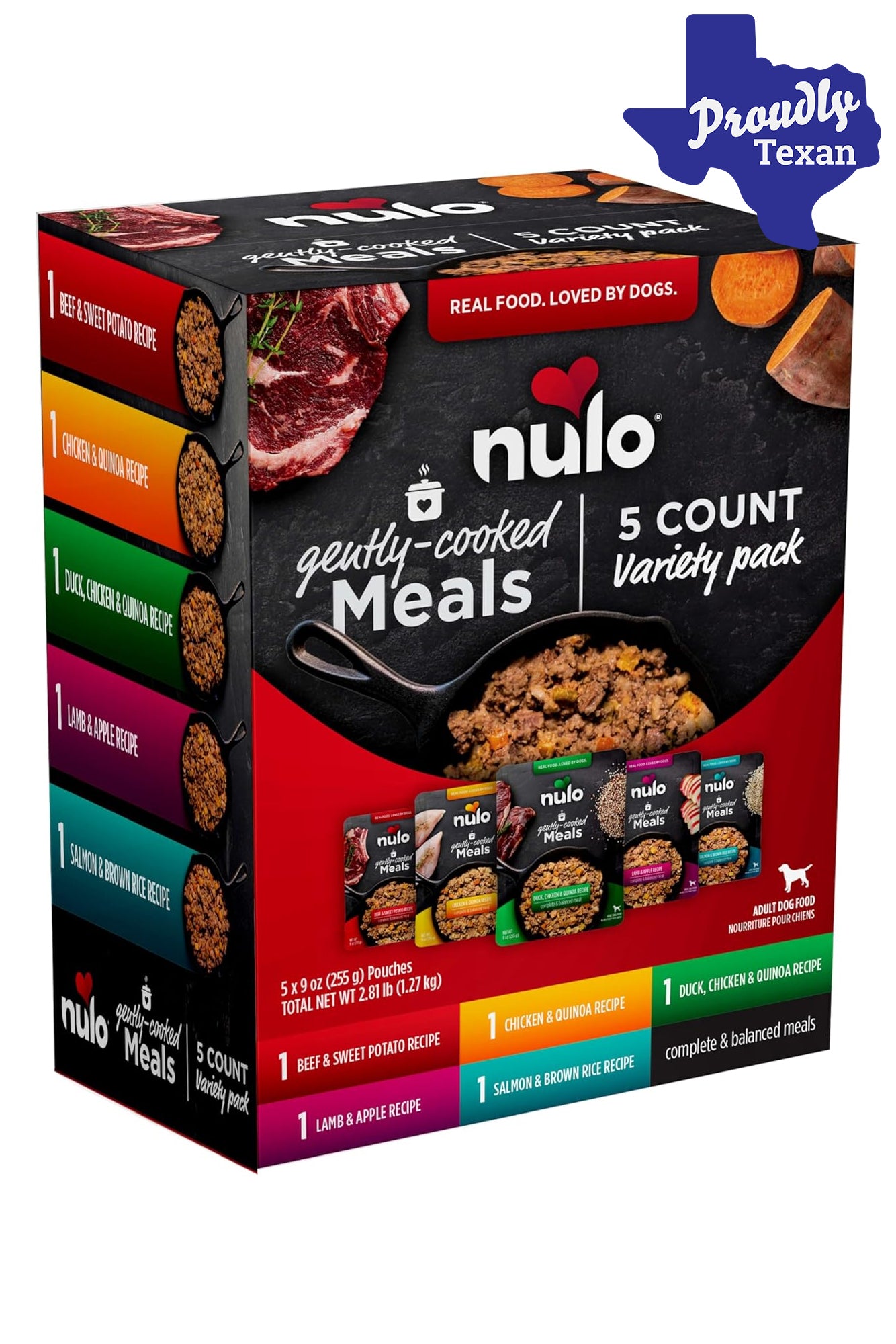 Nulo Gently Cooked Variety Pack Wet Dog Food Pouches
