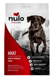 Nulo Freestyle Adult Lamb and Chickpeas Dry Dog Food, 4.5 lb - Front of Bag