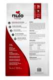 Nulo Freestyle Adult Lamb and Chickpeas Dry Dog Food - Back of Bag