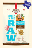 Primal Fish and Pork Kibble in the Raw Dry Dog Food