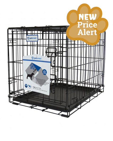 Petcrest Single Door Black Dog Crate in Austin, Texas Petcrest Single Door Black Dog Crate in Austin, Texas