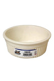 Pet Lodge Crock Dog Bowl - cream colored bowl, 20 oz