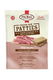 Primal Pork Frozen Raw Dog Food (Patties), 6 lb - Front of Bag