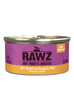 Rawz 96% Rabbit and Pumpkin Pate Wet Cat Food