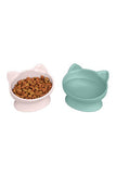 Sportpet Kitty City Raised Pastel Cat Ear Bowl Set