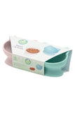 Sportpet Kitty City Raised Pastel Cat Ear Bowl Set