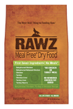 RAWZ Chicken and Turkey Dry Dog Food, 20 lb - Front of Bag