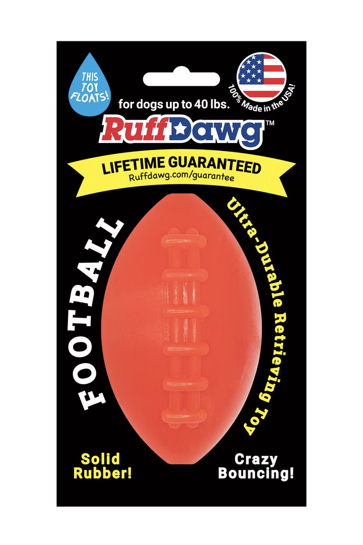 Ruff Dawg Indestructible Football Dog Toy in Austin, Texas – Tomlinson ...