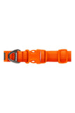 Ruffwear Front Range Blaze Orange Dog Collar - close up of collar