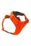 Ruffwear Front Range Blaze Orange Dog Harness - angled view of front