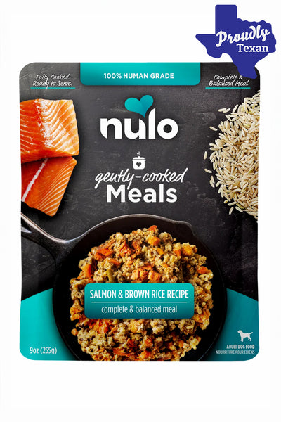 Nulo Salmon and Brown Rice Gently Cooked Dog Food Pouch in Austin