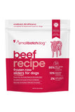 Small Batch Beef Sliders Frozen Raw Dog Food