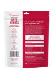 Small Batch Freeze-Dried Beef Heart Dog Treats - back of bag