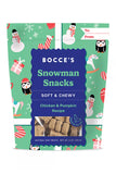 Bocce's Bakery Snowman Snacks Soft and Chewy Dog Treats