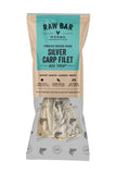 Vital Essentials Silver Carp Filet Freeze-Dried Dog Treats front of bag
