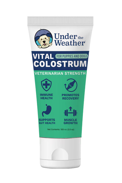 Under the Weather Colostrum Gel Squeezable for Dogs in Austin