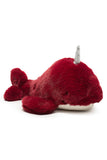 Hugglehounds Holiday Noel Narwhal Dog Toy