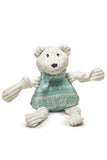 Hugglehounds Holiday Tundra Polar Bear Knottie Dog Toy