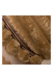HuggleHounds Scout Perfect Khaki Bolster Dog Bed