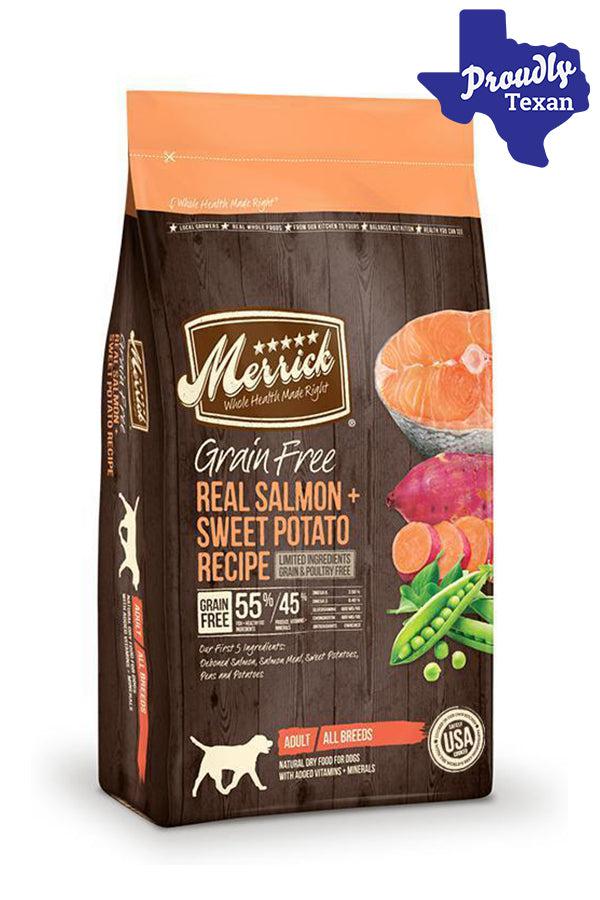 Merrick Salmon & Sweet Potato Dry Dog Food in Austin, Texas – Tomlinson ...