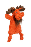 HuggleFlatties Morris Moose Plush Dog Toy