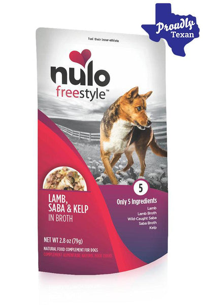 Nulo Freestyle Lamb & Mackerel Dog Food Pouch in Austin, Texas