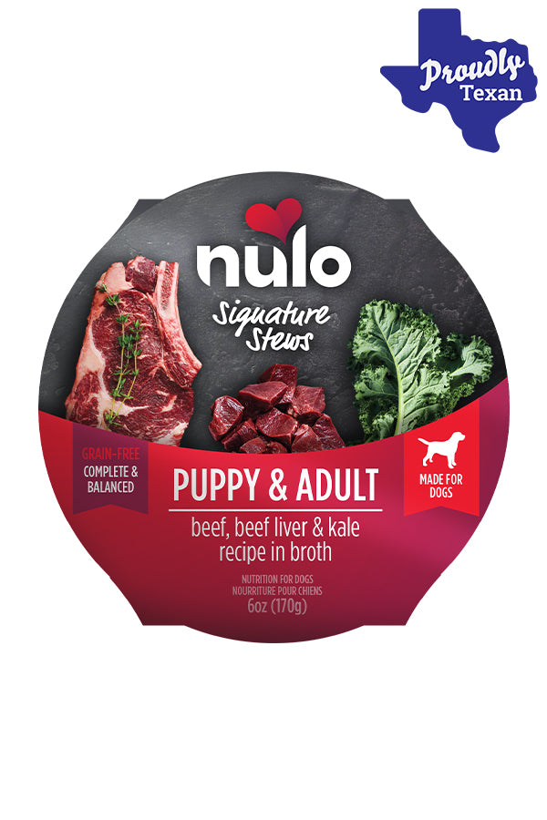 Stew Signiture Nulo Beef Liver and Kale Stew Signature Dog Food Cups in Austin, Texas ...