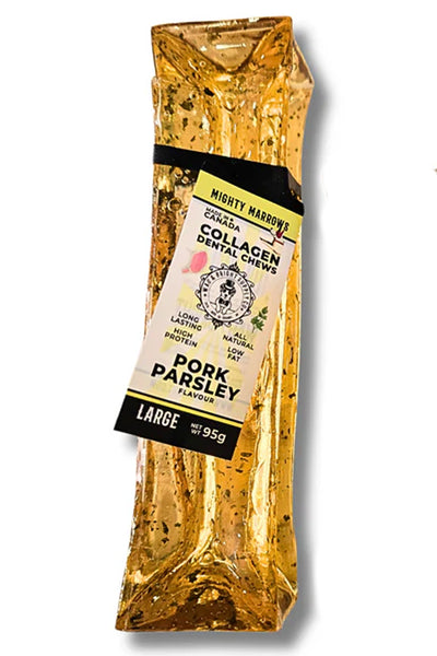 Wag and Bright Mighty Marrows Pork Collagen Dental Dog Chew in