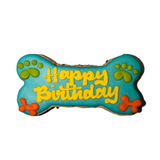 Doggie Express Birthday Assorted Bones Bakery Cookie
