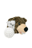 Tall Tails Grizzly Bear Head 2-in-1 Dog Toy