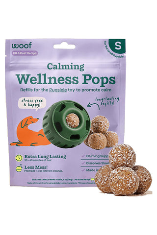 Woof Pupsicle Beef and Peanut Butter Calming Refill Pops in Austin