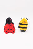 Zippy Paws Crinkle 2-Pack Bee and Ladybug Dog Toys
